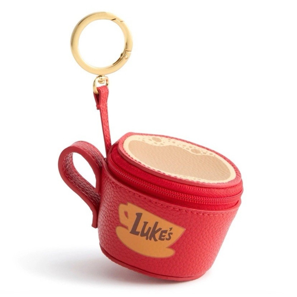 Vera Bradley X Gilmore Girls Fall Luke's Diner Coffee Cup Mug Bag Charm Cute!